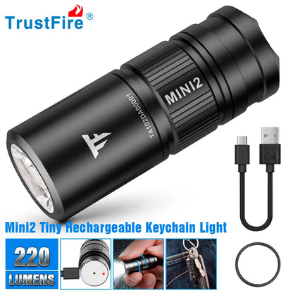 TrustFire Mini 2 Keychain Flashlight 220 Lumens