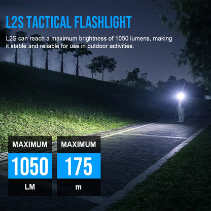 TrustFire L2S Flashlight 1050 Lumens IPX8 Waterproof