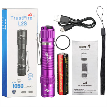 TrustFire L2S Flashlight 1050 Lumens IPX8 Waterproof