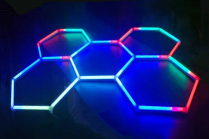 RGB Hexagon LED Bar Tube Lamp With Remote