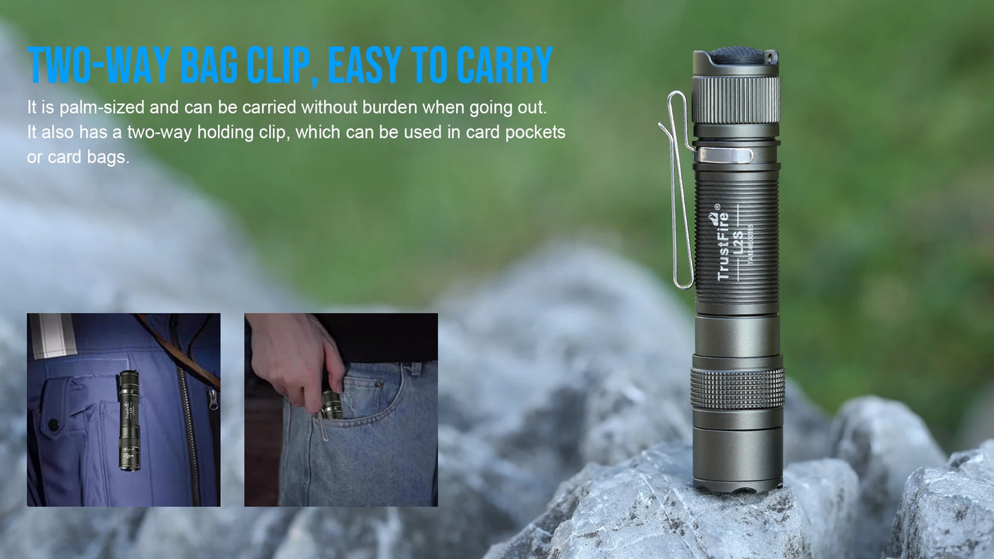 TrustFire L2S Flashlight 1050 Lumens IPX8 Waterproof