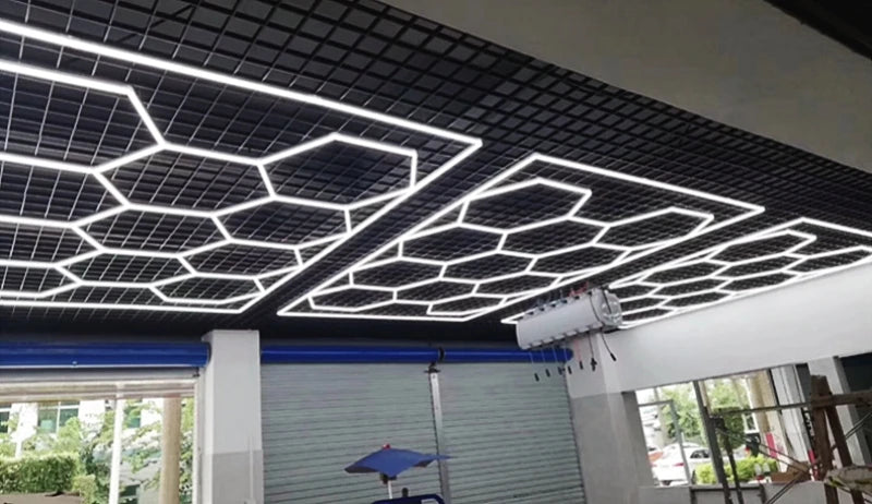 Dimmable Hexagon LED Tube Lighting With Frame AC110/220V