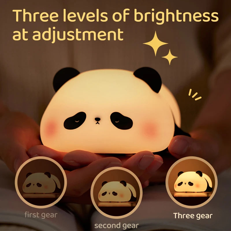 Panda Cute Silicone Night Light