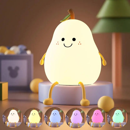 Cute Pear Night Light