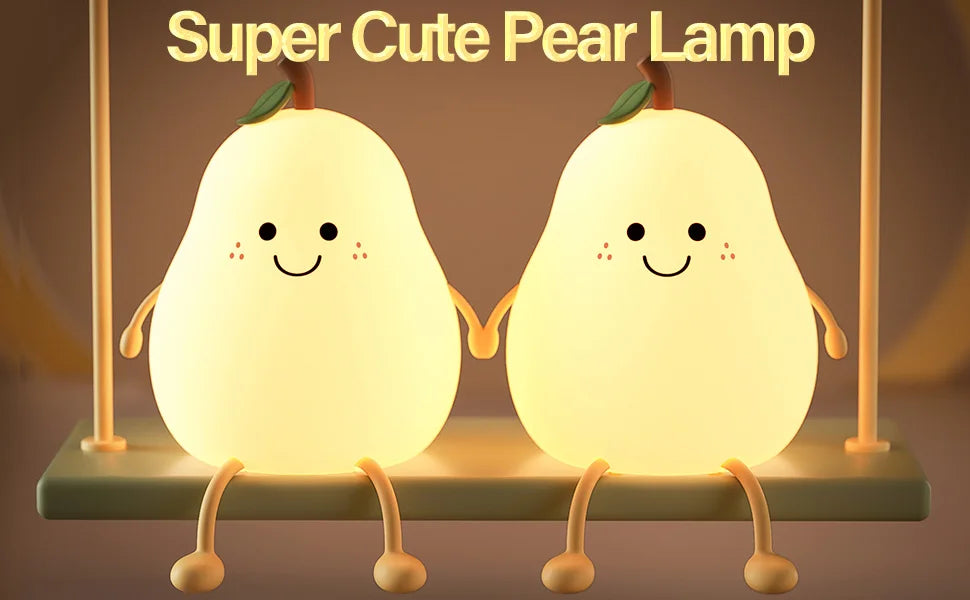 Cute Pear Night Light