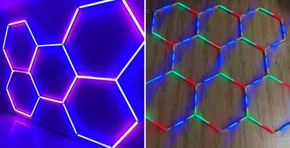 RGB Hexagon LED Bar Tube Lamp With Remote