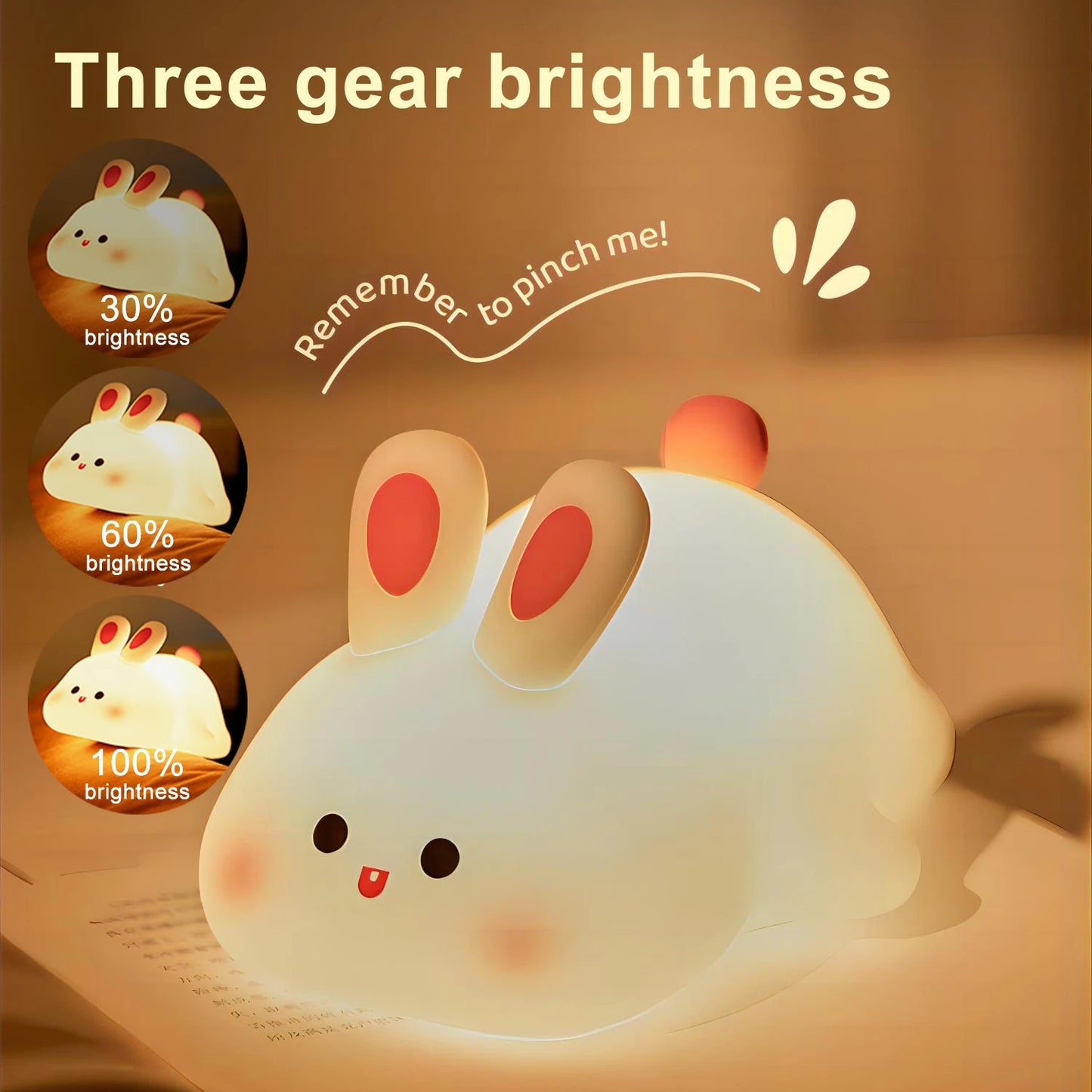 Baby Night Light Rabbit & Dog