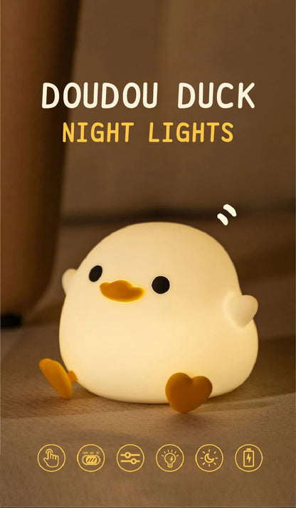 Doudou Duck night light USB charging