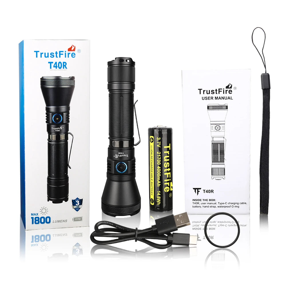 TrustFire T40R 1800 Lumen LED Flashlight