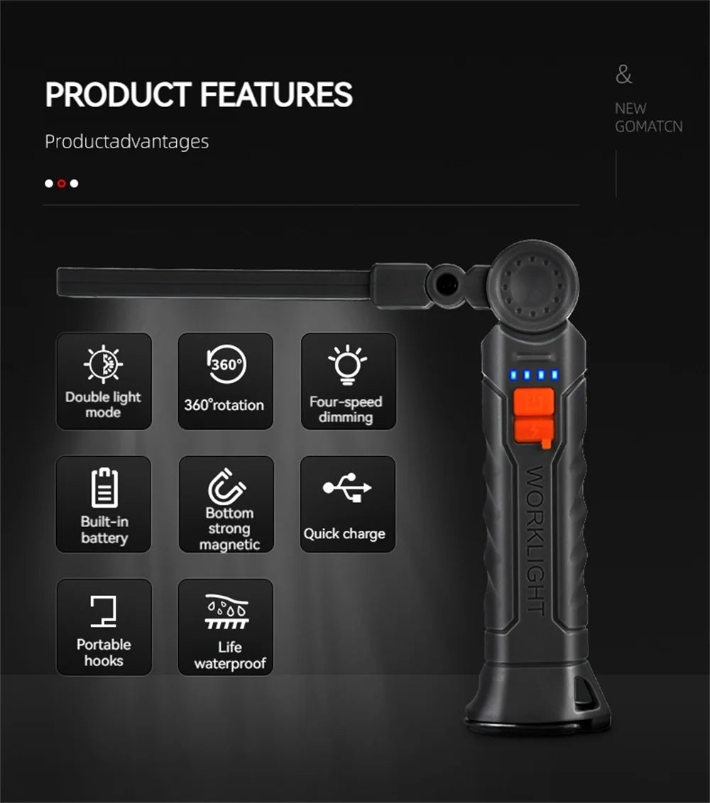 LED Flashlight IP64 Waterproof