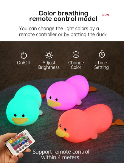 Doudou Duck night light USB charging