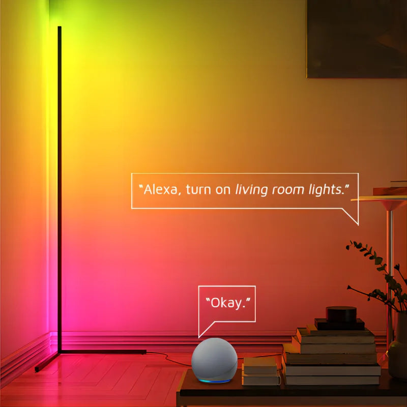 Smart LED Corner Lamp with App and Remote Control