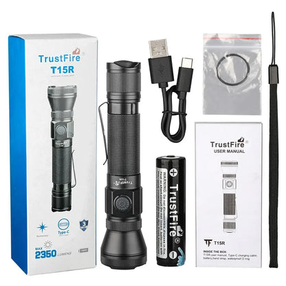 TrustFire T15R High Beam Flashlight 2350 Lumens