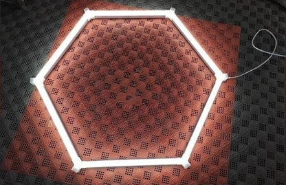 Dimmable Hexagon LED Tube Lighting With Frame AC110/220V