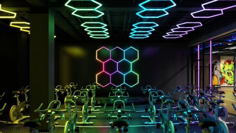 RGB Hexagon LED Bar Tube Lamp With Remote