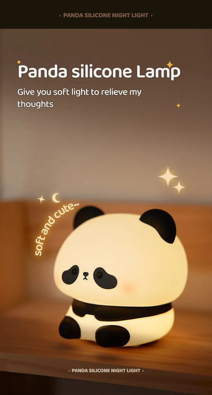 Panda Cute Silicone Night Light