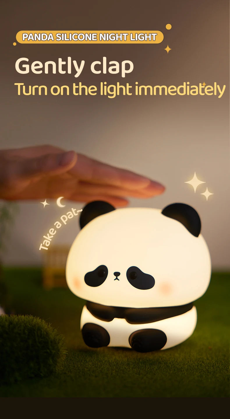 Panda Cute Silicone Night Light