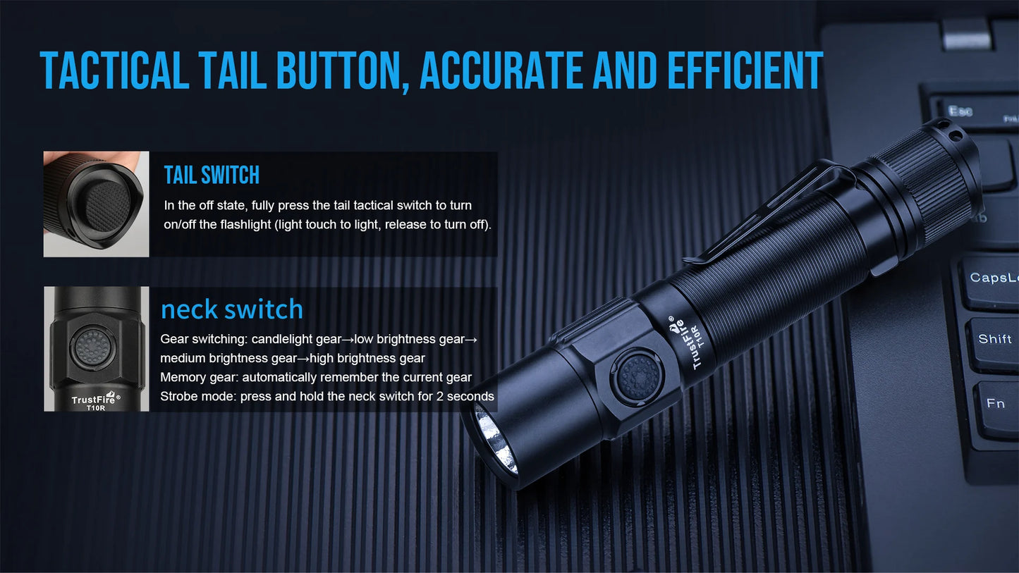 Trustfire T10R Tactical Flashlight