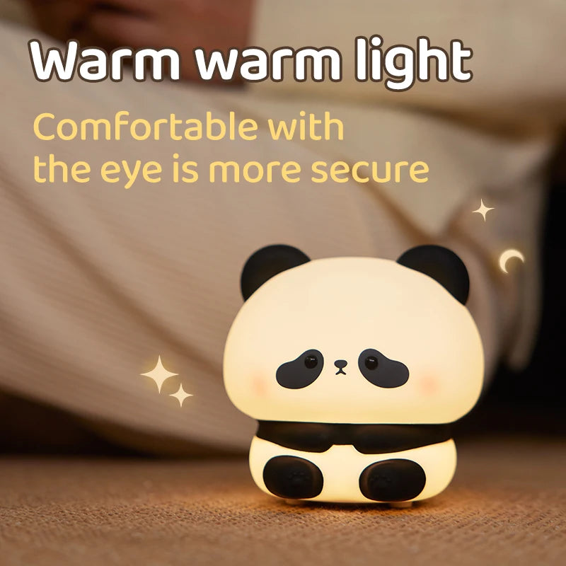 Panda Cute Silicone Night Light