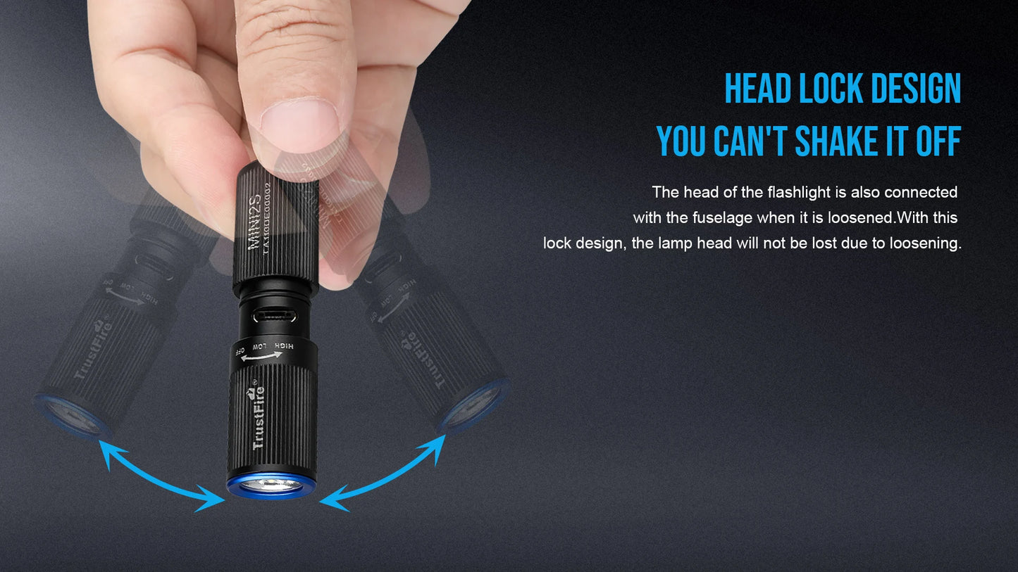 TrustFire Mini 2S Keychain Flashlight