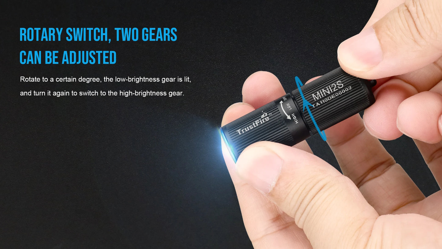 TrustFire Mini 2S Keychain Flashlight