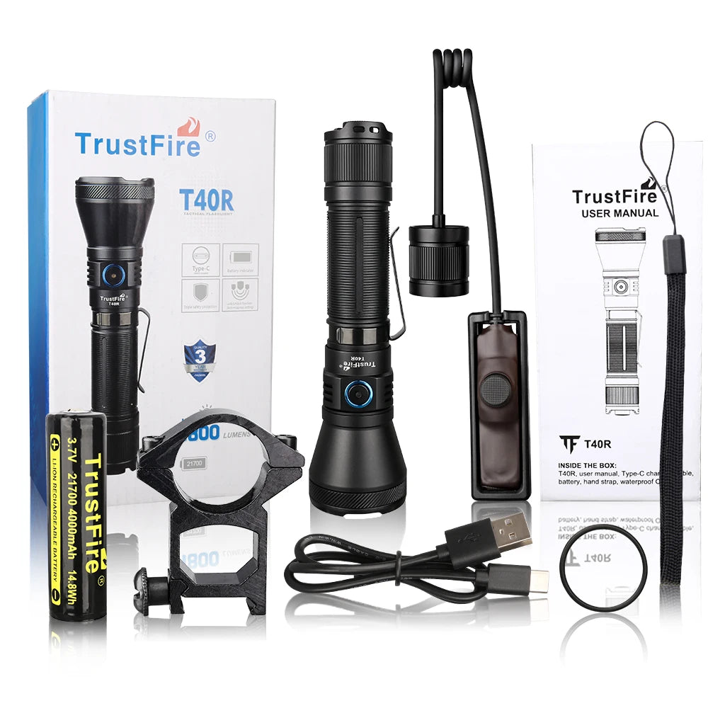 TrustFire T40R 1800 Lumen LED Flashlight